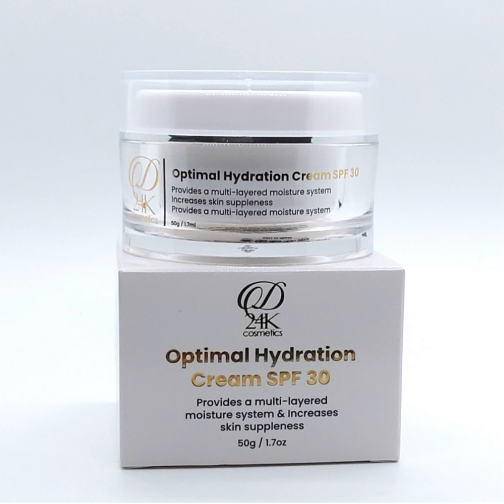 D24K Optimal Hydration SPF 30 Cream NIB 1.7 oz.